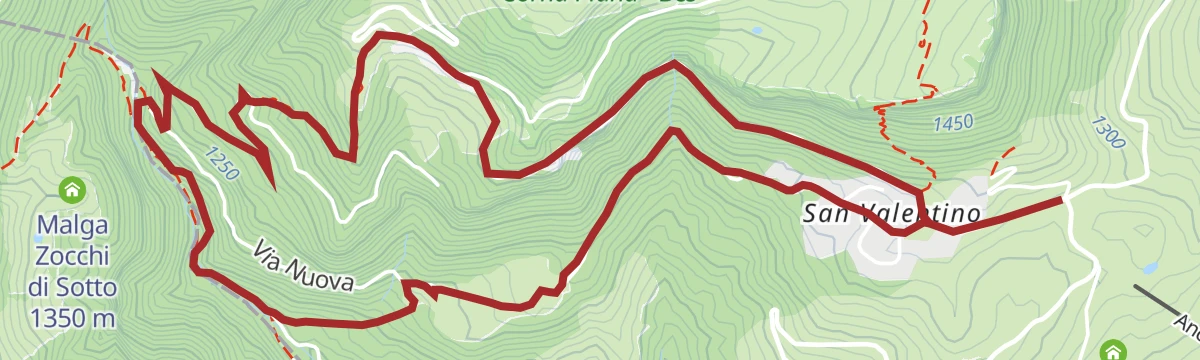 Route map: "Terre Verdi"